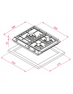 Placa Teka EX 60.1 3G AI AL... 2