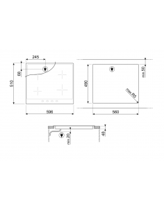 VITROCERAMICA SMEG P864PO 2