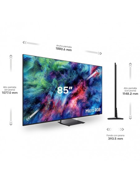 Medidas oficiales Samsung TMR85R95HATXXC