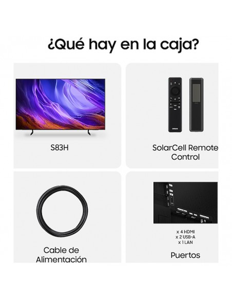 Contenido de la caja Samsung TQ55S83HAEXXC