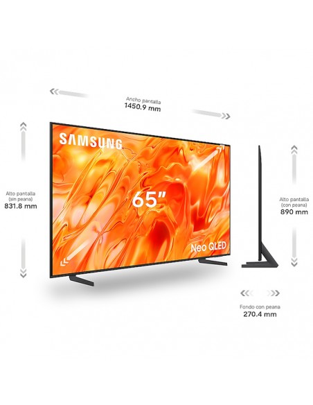 Medidas oficiales Samsung TQ65QN70HAUXXC