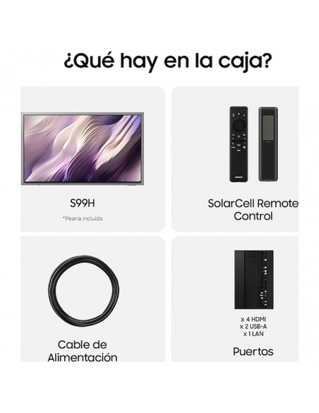Contenido de la caja Samsung TQ77S99HATXXC