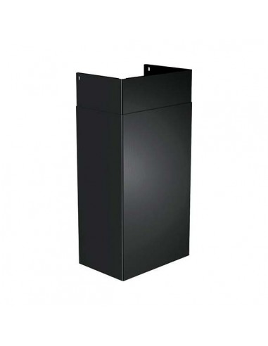 Tubo campana negro (dos piezas)